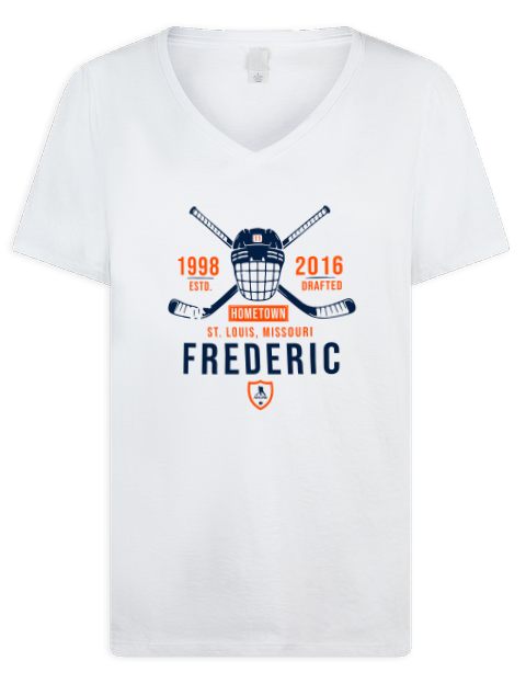 Classic Heritage Trent Frederic Premium Ladies V-Neck T-Shirt | Swagsta