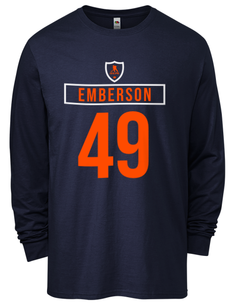 Away Jersey Ty Emberson Men's Long-Sleeve T-Shirt | Swagsta
