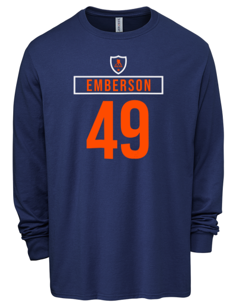 Away Jersey Ty Emberson Men's Premium Blend Long Sleeve-T-Shirt | Swagsta