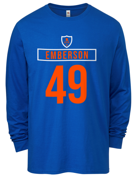Away Jersey Ty Emberson Men's Long-Sleeve T-Shirt | Swagsta
