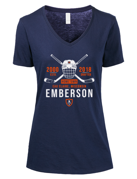 Heritage Ty Emberson Premium Ladies V-Neck T-Shirt | Swagsta