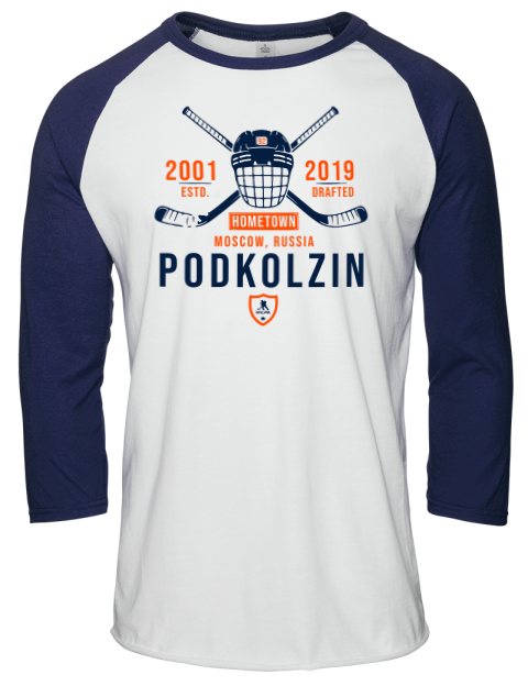 Classic Heritage Vasily Podkolzin Unisex Premium Three-Quarter Raglan T-Shirt | Swagsta