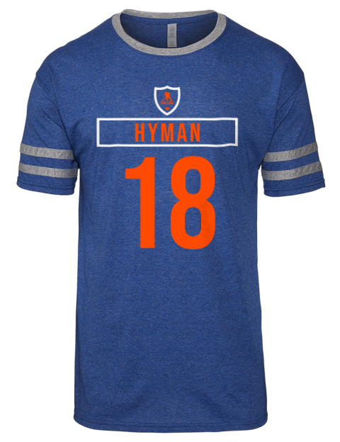 Away Jersey Zach Hyman Men's Tri-Blend T-Shirt | Swagsta
