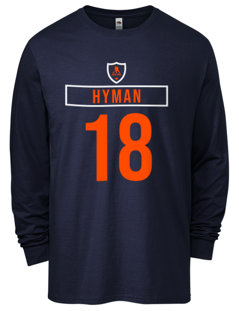 Away Jersey Zach Hyman Men's Long-Sleeve T-Shirt | Swagsta