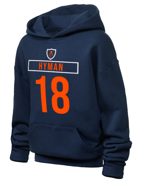 Away Jersey Zach Hyman Youth Hooded Sweatshirt | Swagsta