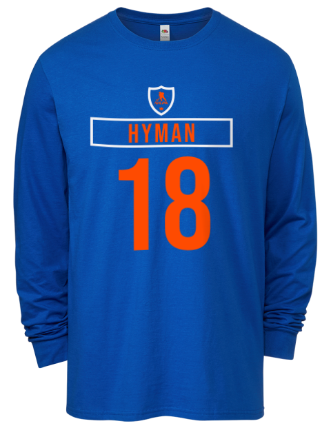 Away Jersey Zach Hyman Men's Long-Sleeve T-Shirt | Swagsta