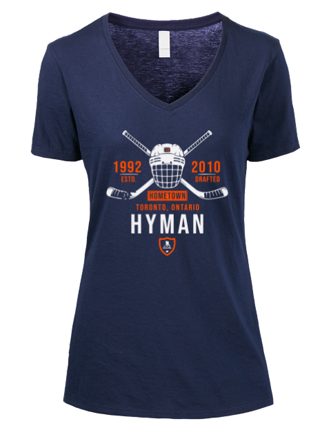 Heritage Zach Hyman Premium Ladies V-Neck T-Shirt | Swagsta