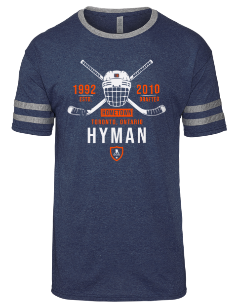 Heritage Zach Hyman Men's Tri-Blend T-Shirt | Swagsta