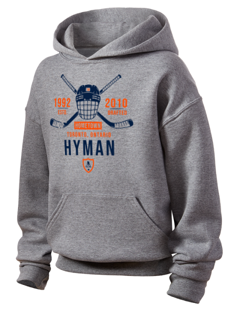 Classic Heritage Zach Hyman Youth Hooded Sweatshirt | Swagsta