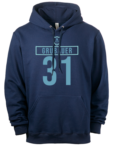 1A Away Jersey Philipp Grubauer Eco Premium Unisex Hooded Sweatshirt | Swagsta