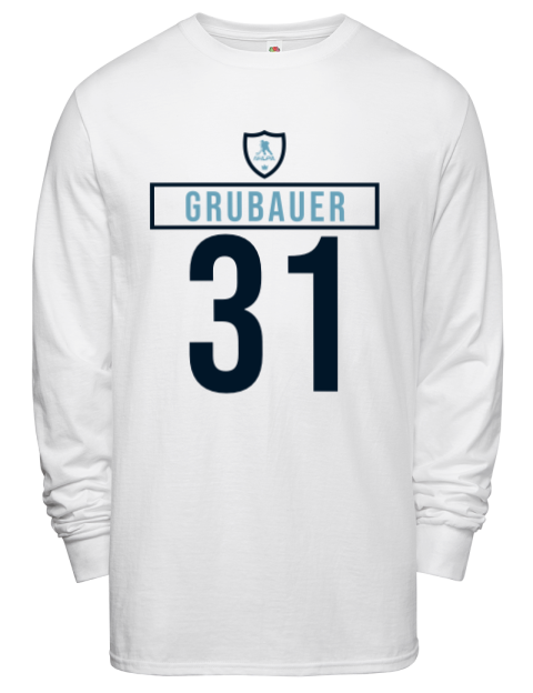 2A Home Jersey Philipp Grubauer Men's Long-Sleeve T-Shirt | Swagsta
