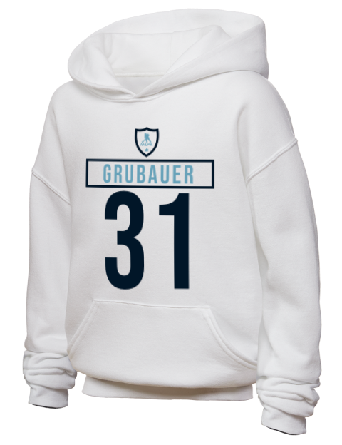 2A Home Jersey Philipp Grubauer Youth Hooded Sweatshirt | Swagsta