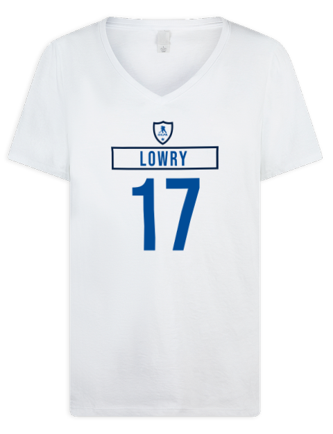 Home Jersey Adam Lowry Premium Ladies V-Neck T-Shirt | Swagsta