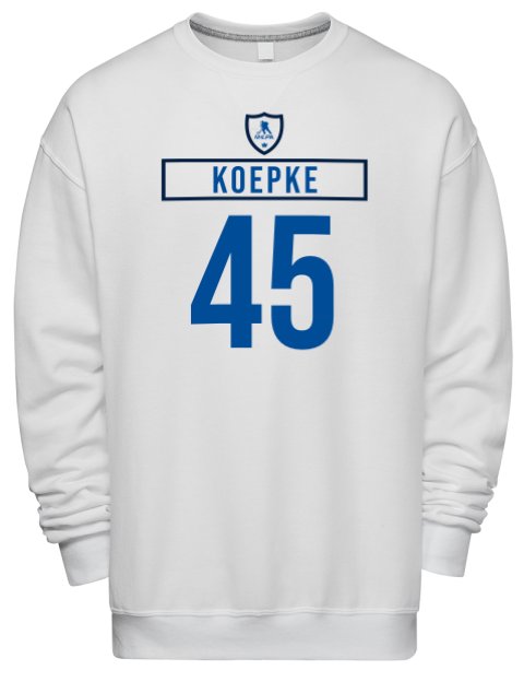 Home Jersey cole koepke Premium Unisex Crewneck Sweatshirt | Swagsta