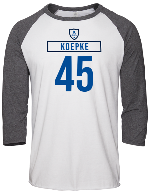 Home Jersey cole koepke Unisex Premium Three-Quarter Raglan T-Shirt | Swagsta
