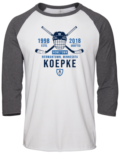 Classic Heritage cole koepke Unisex Premium Three-Quarter Raglan T-Shirt | Swagsta