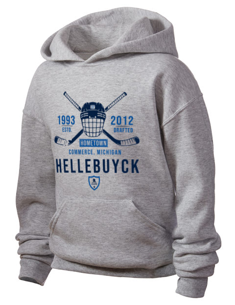 Classic Heritage connor hellebuyck Youth Hooded Sweatshirt | Swagsta