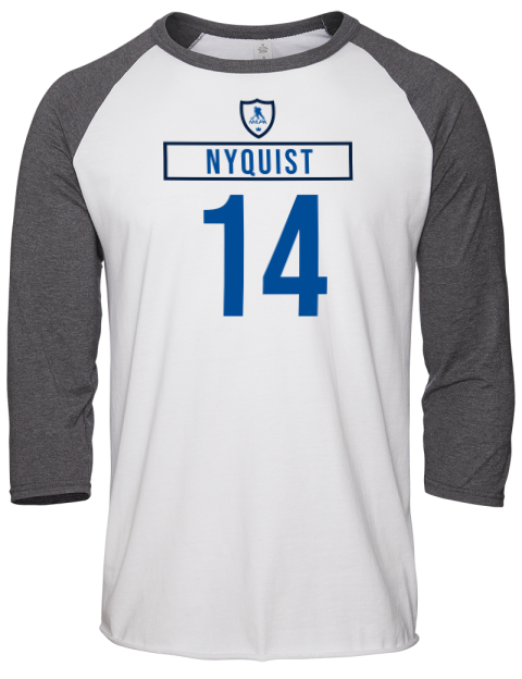 Home Jersey gustav nyquist Unisex Premium Three-Quarter Raglan T-Shirt | Swagsta