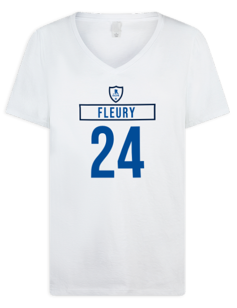 Home Jersey haydn fleury Premium Ladies V-Neck T-Shirt | Swagsta