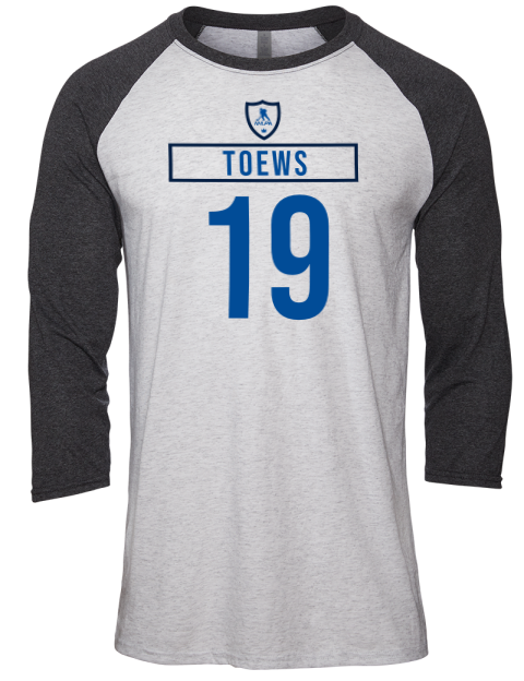 Home Jersey jonathan toews Unisex Premium Three-Quarter Raglan T-Shirt | Swagsta