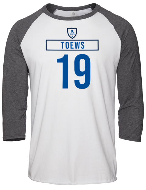 Home Jersey jonathan toews Unisex Premium Three-Quarter Raglan T-Shirt | Swagsta