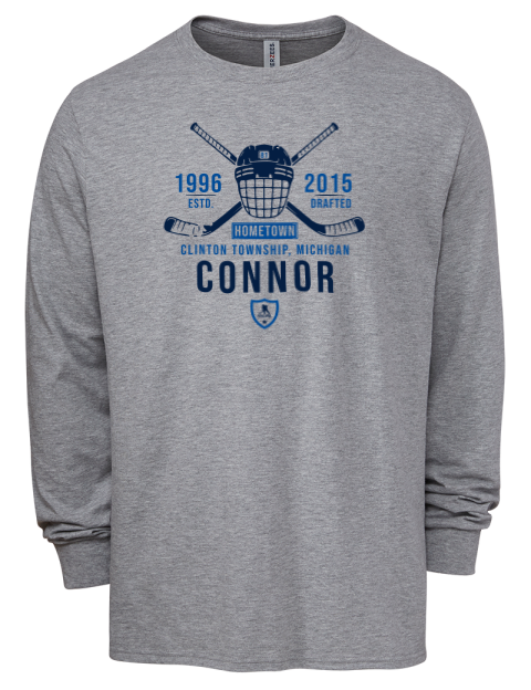 Classic Heritage kyle connor Men's Premium Blend Long Sleeve-T-Shirt | Swagsta