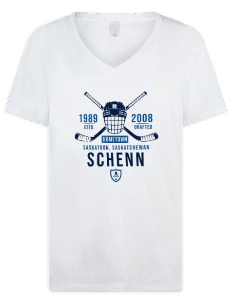 Classic Heritage luke schenn Premium Ladies V-Neck T-Shirt | Swagsta