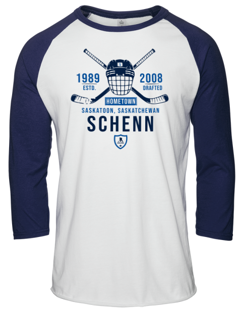 Classic Heritage luke schenn Unisex Premium Three-Quarter Raglan T-Shirt | Swagsta