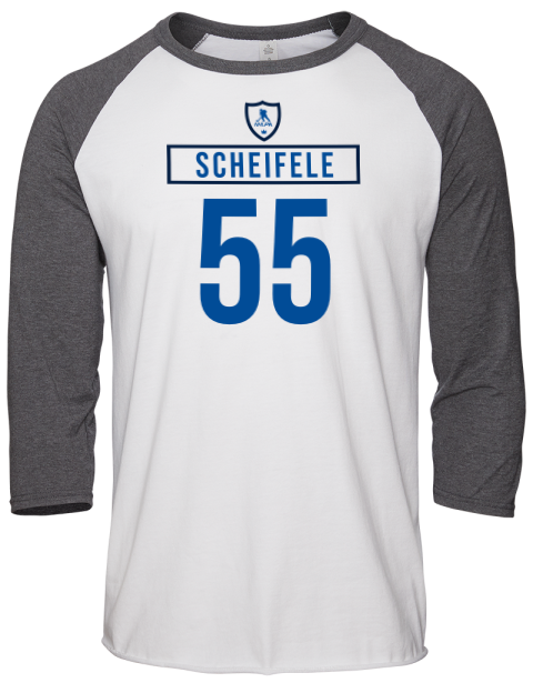 Home Jersey mark scheifele Unisex Premium Three-Quarter Raglan T-Shirt | Swagsta