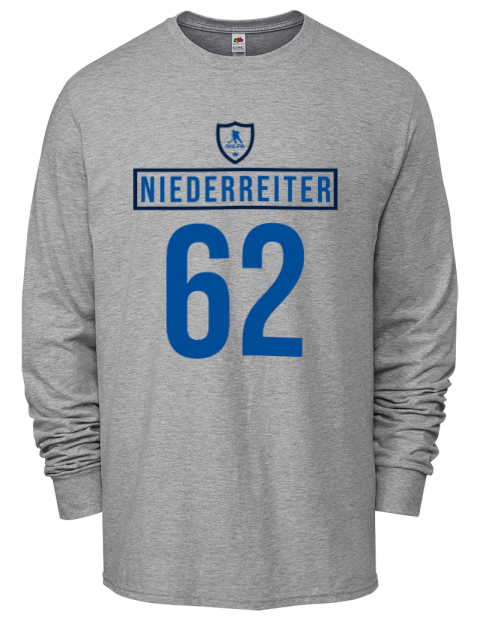 Home Jersey nino niederreiter Men's Long-Sleeve T-Shirt | Swagsta