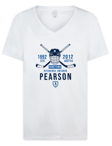 Classic Heritage tanner pearson Premium Ladies V-Neck T-Shirt | Swagsta