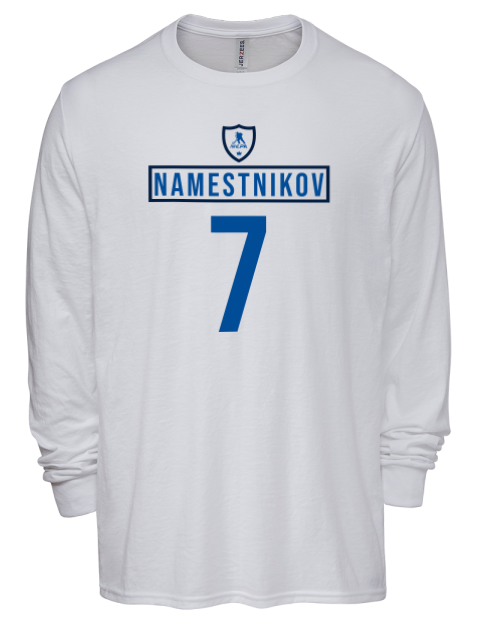 Home Jersey vladislav namestnikov Men's Premium Blend Long Sleeve-T-Shirt | Swagsta