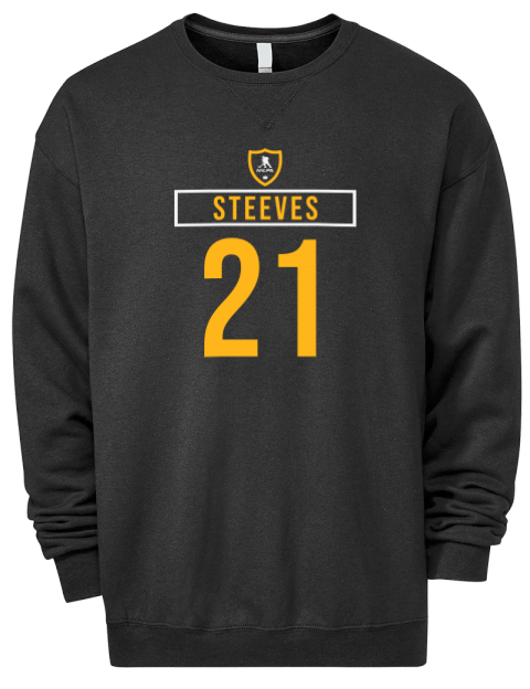 Away Jersey Alex Steeves Premium Unisex Crewneck Sweatshirt | Swagsta