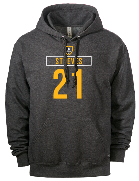 Away Jersey Alex Steeves Eco Premium Unisex Hooded Sweatshirt | Swagsta