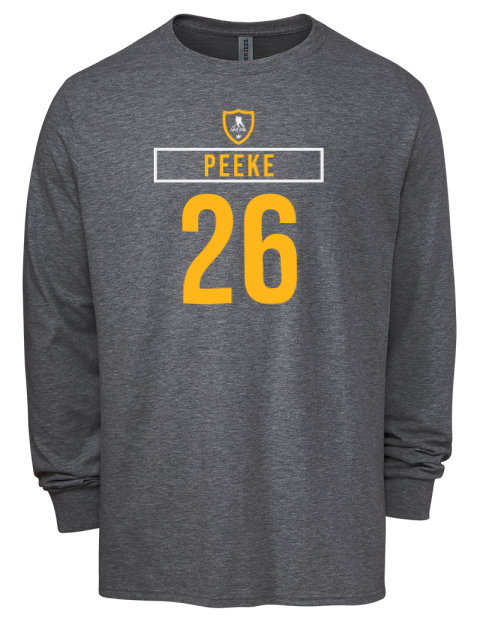 Away Jersey Andrew Peeke Men's Premium Blend Long Sleeve-T-Shirt | Swagsta