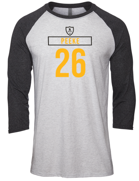 Home Jersey Andrew Peeke Unisex Premium Three-Quarter Raglan T-Shirt | Swagsta