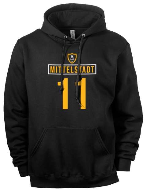 Away Jersey Casey Mittelstadt Eco Premium Unisex Hooded Sweatshirt | Swagsta