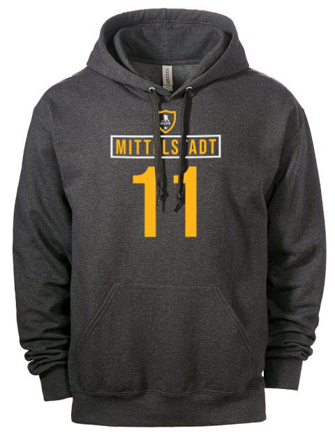 Away Jersey Casey Mittelstadt Eco Premium Unisex Hooded Sweatshirt | Swagsta