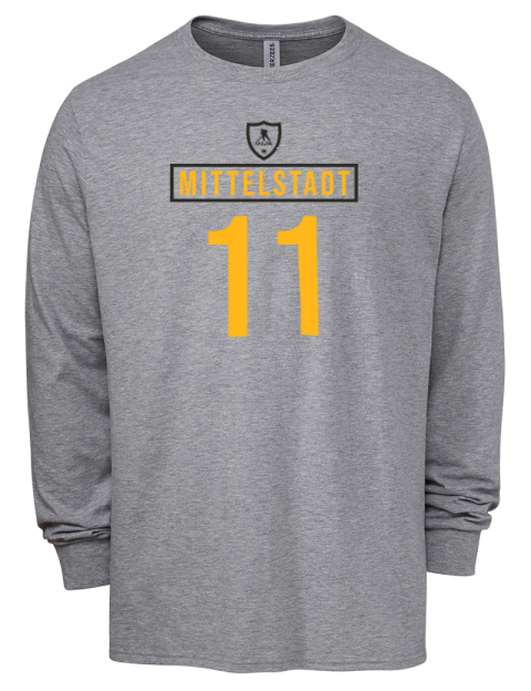 Home Jersey Casey Mittelstadt Men's Premium Blend Long Sleeve-T-Shirt | Swagsta