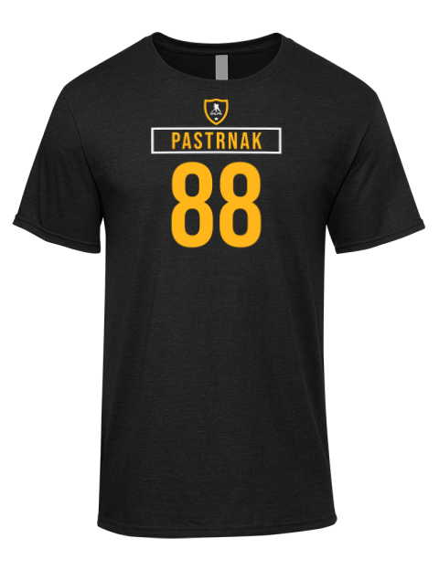 Away Jersey David Pastrnak Premium Ring-Spun Cotton Unisex T-Shirt | Swagsta