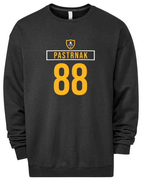 Away Jersey David Pastrnak Premium Unisex Crewneck Sweatshirt | Swagsta