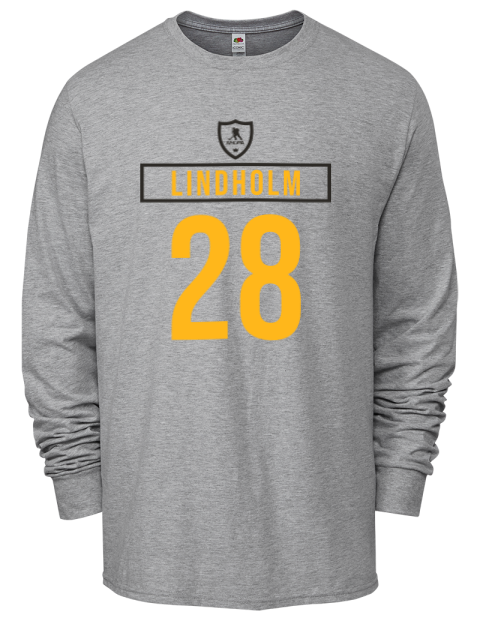 Home Jersey Elias Lindholm Men's Long-Sleeve T-Shirt | Swagsta