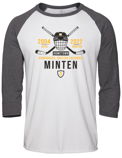 Classic Heritage Fraser Minten Unisex Premium Three-Quarter Raglan T-Shirt | Swagsta