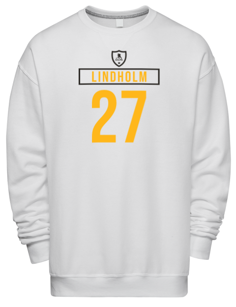 Home Jersey Hampus Lindholm Premium Unisex Crewneck Sweatshirt | Swagsta