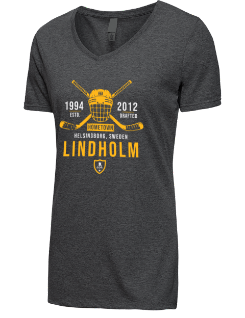 Heritage Hampus Lindholm Premium Ladies V-Neck T-Shirt | Swagsta