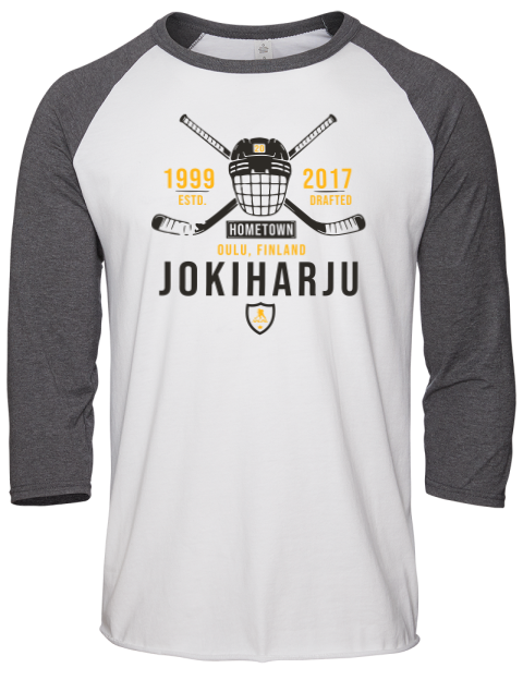 Classic Heritage Henri Jokiharju Unisex Premium Three-Quarter Raglan T-Shirt | Swagsta