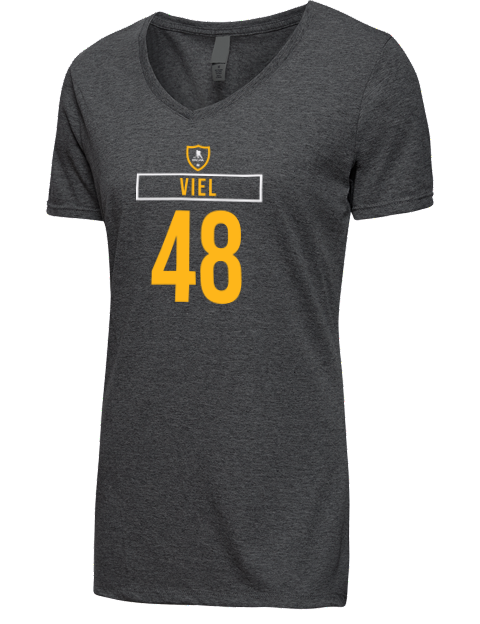 Away Jersey Jeffrey Viel Premium Ladies V-Neck T-Shirt | Swagsta