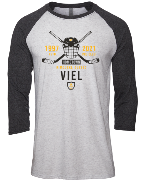 Classic Heritage Jeffrey Viel Unisex Premium Three-Quarter Raglan T-Shirt | Swagsta