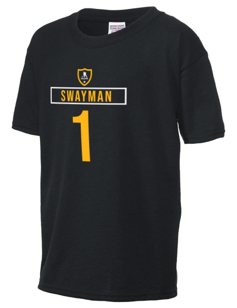 Away Jersey Jeremy Swayman Youth T-Shirt | Swagsta