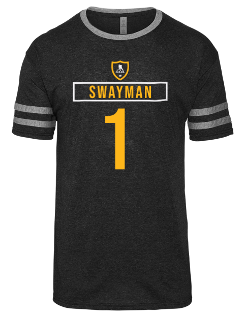 Away Jersey Jeremy Swayman Men's Tri-Blend T-Shirt | Swagsta